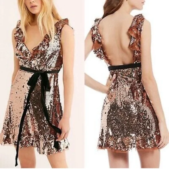 free people sequin siren dress NWOT Free People Sequin Siren Dress Sz 2